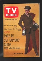 TV Guide19/17/1966-Joey Heatherton cover-Northern New England edition -No lab... - £41.14 GBP