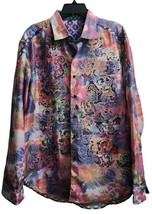 Robert Graham Mens Size XL Limited Edition Laser Art Shirt Multicolor 335/1170 - $332.63