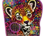 Lisa Frank Forrest Tiger Art Set with Case Paint and Coloring Set 2015 - £7.48 GBP