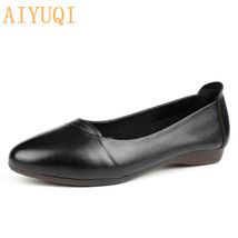 Women shoes flat spring new women casual shoes genuine leather trendy pointed ba - £42.82 GBP