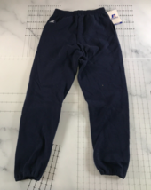 Vintage Russell Athletic Sweatpants Mens Small Navy Blue Elastic Waistband - $29.69