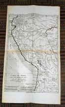XRARE: 1780 map of Peru and Ecuador by M. Bonne hand-colored - £10.90 GBP
