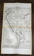 XRARE: 1780 map of Peru and Ecuador by M. Bonne hand-colored - £10.41 GBP