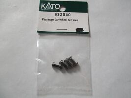Kato #932040 Wheel Set Passenger  4 Each N-Scale - $4.27