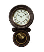 Bedford Clock Collection 16.5 Inch Contemporary Round Wall Clock with Pe... - $97.58