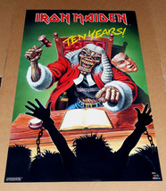 Iron Maiden Judge Poster From 1990 Rare And Vintage! - £21.10 GBP