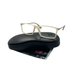 New Ray-Ban RB7021 Matthew 5369 Matte Beige Eyeglasses Frame 55-14-140MM - £58.12 GBP