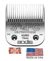 Andis Ultraedge 3 3/4FC 3F Blade*Fit Agc,Oster A6 A5,Wahl KM2 KM5 KM10 Clipper - £29.30 GBP