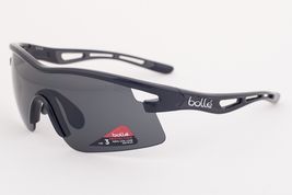 Bolle VORTEX Shiny Black / Gray PC True Neutral Smoke TNS Sunglasses 118... - $122.55