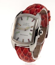 Invicta Femmes Acier Inoxydable Lupah Tritnite Montre Quartz Cuir Bande ... - $157.35