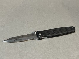 Vintage Gerber Knives Applegate Fairbairn Large Combat Folding Knife  05... - $193.41