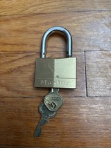 Vintage MASTER Pin Tumbler Security Brass Case No#150D - $301.20 MXN