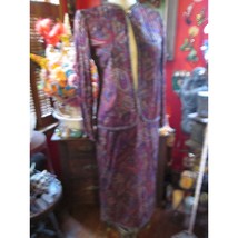  Emanuel Ungaro Parallis Paris, two piece lined paisley shlder pads cleaned sz10 - £115.83 GBP