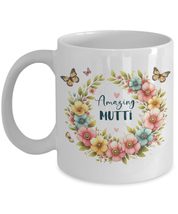 Amazing Mom Mug For German Descent, Spring Flowering Wreath, Butterfly M... - £15.07 GBP+