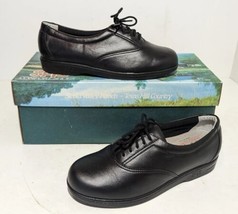 Sas Comfort Shoes Womens Size 4.5M Whisper Black Leather Tripad Comfort - £36.83 GBP