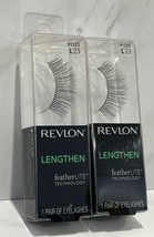 2 Revlon Lengthen featherLITE Technology False Eyelashes L23 - $17.82