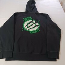 District VIT Fleece PATAULA CHARTER ARCHERY Men's Black Hoodie Sweatshirt Size S image 2