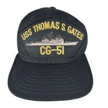 USS Thomas S Gates CG-51 Baseball Hat Navy Decommissioned Ticonderoga Class Ship - £39.22 GBP