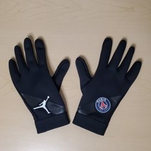 Nike Air Jordan Hyperwarm Size L Paris Saint Germain PSG Gloves Black DC4182-010 - £27.92 GBP