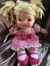 Goldberger &quot;Lil Talker&quot; 12&quot; Baby&#39;s 1st Doll Says Different Phrases Work perfect! - £10.80 GBP