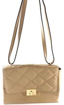 Nicole Miller Taupe Medium Size Crossbody Bag Purse Adjustable Strap - $16.38 CAD