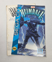 Damaged Vintage Heimdall Sega Cd Manual Only Authentic Torn Cover - £7.82 GBP