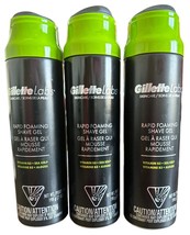3 x Gillette Labs Rapid Foaming Shave Gel - 7 Oz Each - $22.76