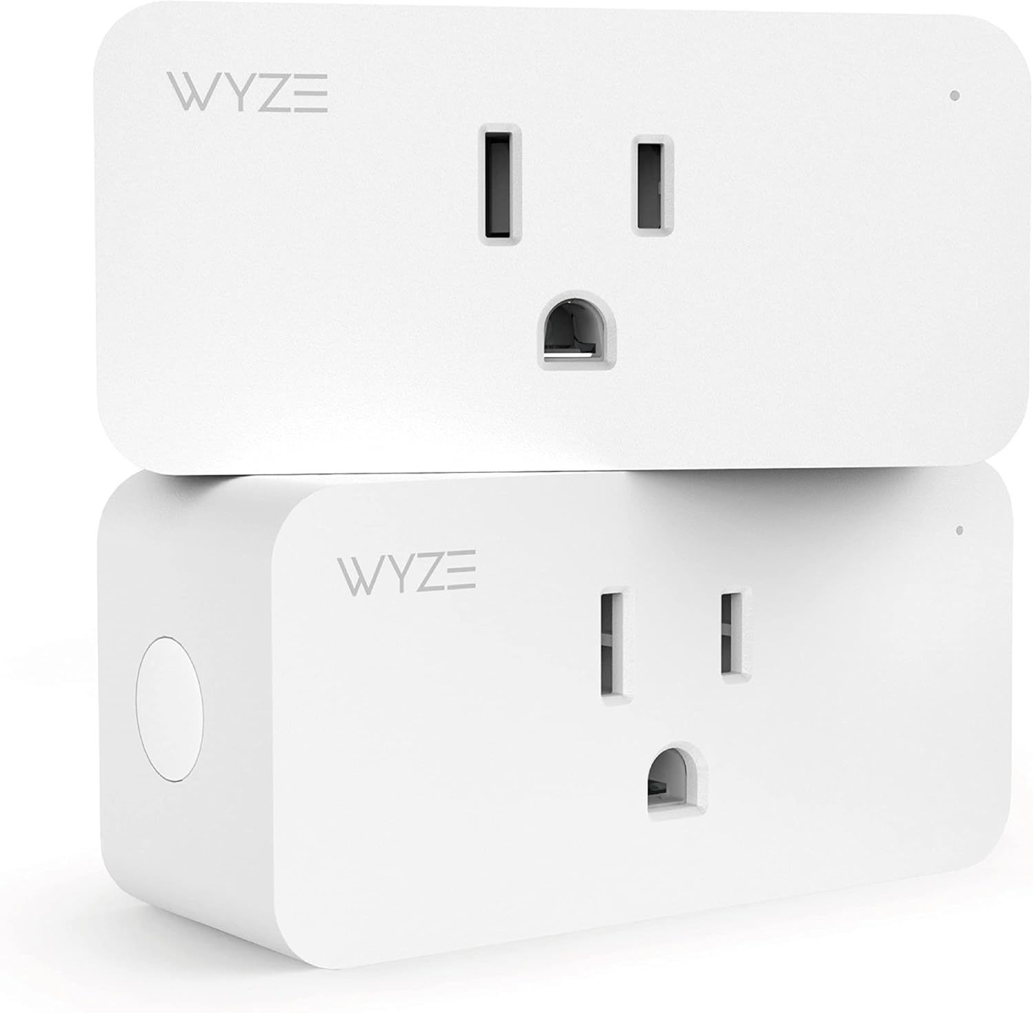Wyze Plug, Two-Pack, White, 2 Point 4Ghz Wifi Smart Plug,, No Hub Required. - $37.93