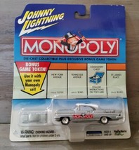 Johnny Lightning Monopoly Luxury Tax 1957 Lincoln Silver 1:64 Car 2001 T... - $23.22