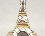 Vintage Peint Main Limoges Hand Painted Signed Trinket Box Ornate Eiffel... - $99.99