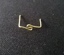 200pcs Gold m Twist Connector Hook Pins Part for Chandelier Crystals Bead Prisms - £6.95 GBP