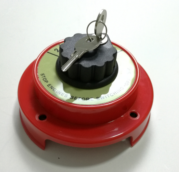 Boat RV Fishing Dual Battery Isolator Selector Switch With Security Key ...
