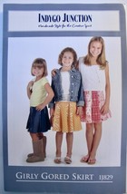 NEW Indygo Junction Girly Gored Swing Skirt Pattern Sizes 2 - 10 Girls IJ829 - $6.99