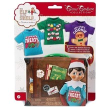 The Elf on the Shelf Claus Couture Sweet Treat Tees Scout Elf 3 T Shirts... - £11.05 GBP