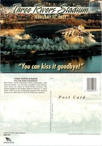 Pennsylvania Pittsburgh Three Rivers Stadium Demolition 2-11-2001 VTG Postcard - £7.35 GBP