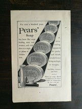 Vintage 1893 Pears Soap Full Page Original Ad - $6.64