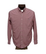 Vineyard Vines Tucker Shirt Mens M Red Gingham Check Plaid Long Sleeve B... - $329.21 MXN