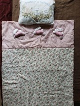 Baby Nursery Crib Quilt Bunny Rabbits, Decor Pillow Dreams FS - £31.64 GBP