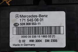 05-11 Mercedes SLK R171 Front Fuse Relay Box SAM Control Module 1715450801 image 4