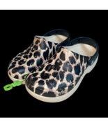 Crocs Womens Classic Baya Clog Sz 9 Platform Animal Print Bone Leopard C... - €47,72 EUR