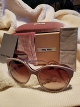 Miu Miu SMU 03N 56 18 HAF 651 140 3 N Sunglasses Sunnies - $335.00