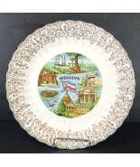 Vintage MISSISSIPPI SOUVENIR PLATE The Magnolia State 9 3/4&quot; - €14,06 EUR