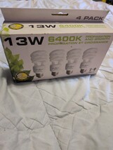 SunBlaster 13W 6400k Propagation & Growth Light Bulbs 4 Pack - $74.00 MXN SunBlaster 13W 6400k Propagation & Growth Light Bulbs 4 Pack - $74.00 MXN