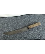 Foster Bros. 14.5 Inch Curved Blade Knife Green Line Nice - $48.88 CAD