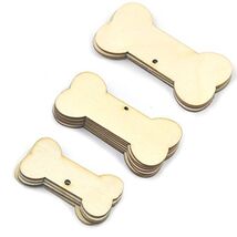 Bluemoona 50 PCS - Natural Wood Empty Thread Spools Cylinder Craft Ends ... - $4.99