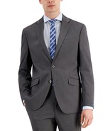 Kenneth Cole Reaction Men&#39;s Techni-Cole Slim-Fit Suit Jacket Only Silver... - $63.99