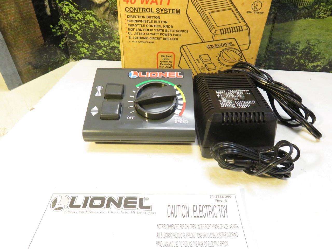 LIONEL 12885 MPC - 40 WATT CONTROL SYSTEM- NEW- BOXED- B2R - $42.70