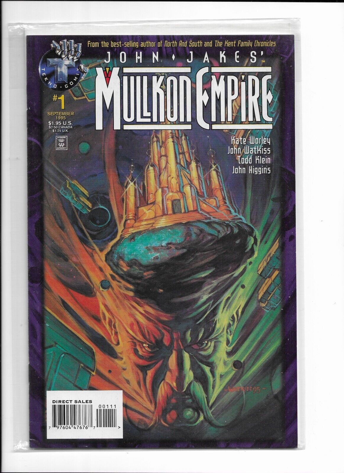 John Jakes Mullkon Empire #1 Bagged &amp; Boarded  1995 - $2.85