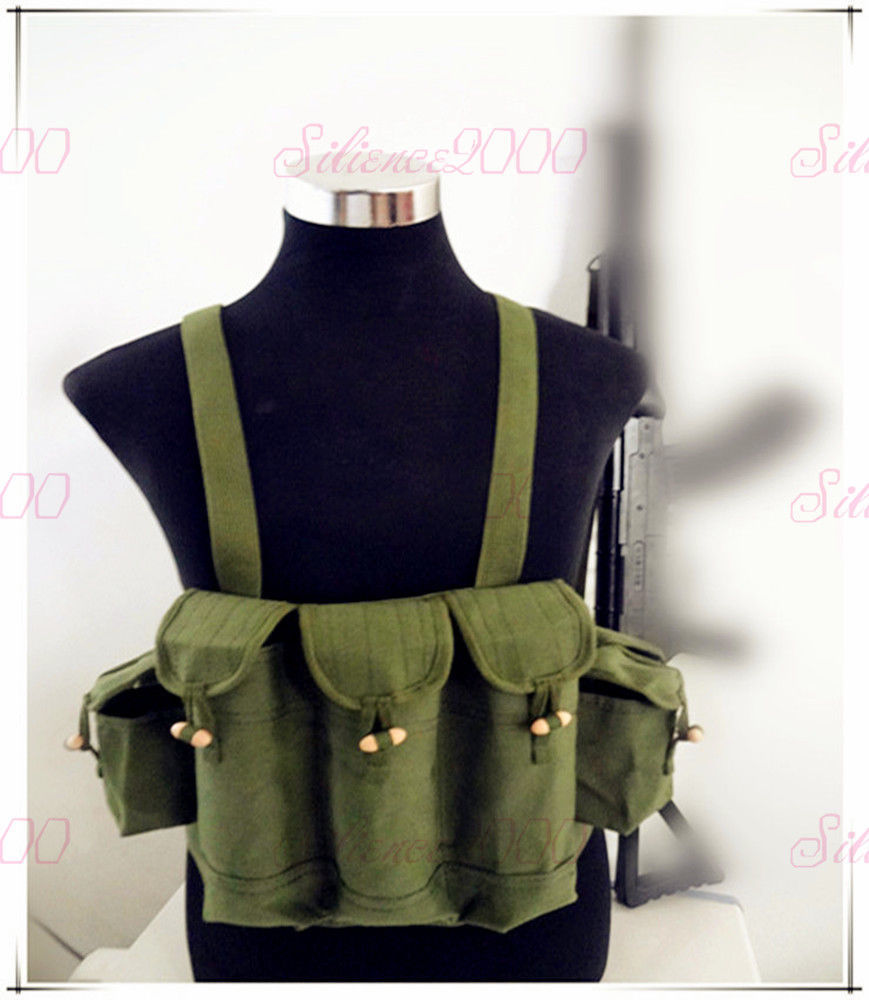 CHINESE ARMY MILITARY 56 TYPE CHEST RIG AMMO POUCH BAG - $17.80