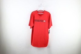 New Nike Mens Size Medium Spell Out Ohio State University Football T-Shirt Red - £27.82 GBP